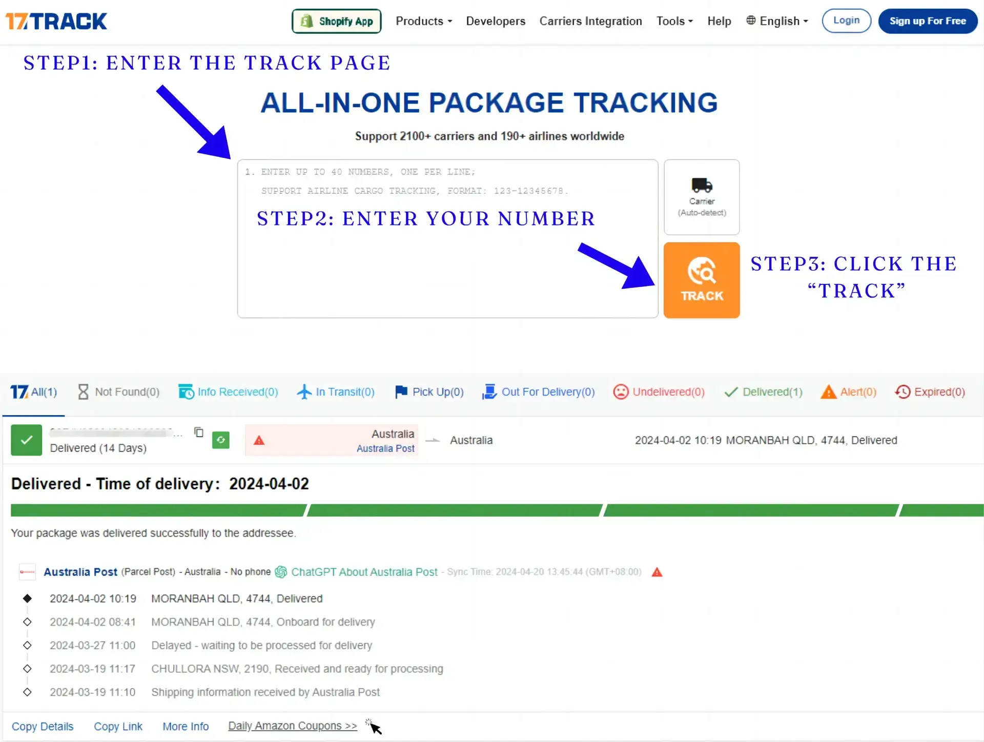 UPS Mail Innovations Tracking. Learn how to find your tracking number on 17TRACK. Enter your tracking number on the 17TRACK official website.