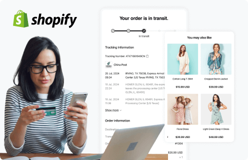 Use the 17TRACK Shopify APP to track your DORADO packages.